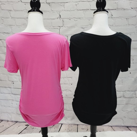 Bundle of Women's Maternity V Neck T Shirts, TP5-AL - Picture 2 of 7